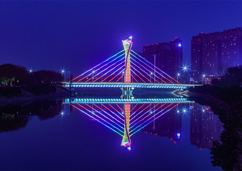 Night view of Yinghe Bridge 2